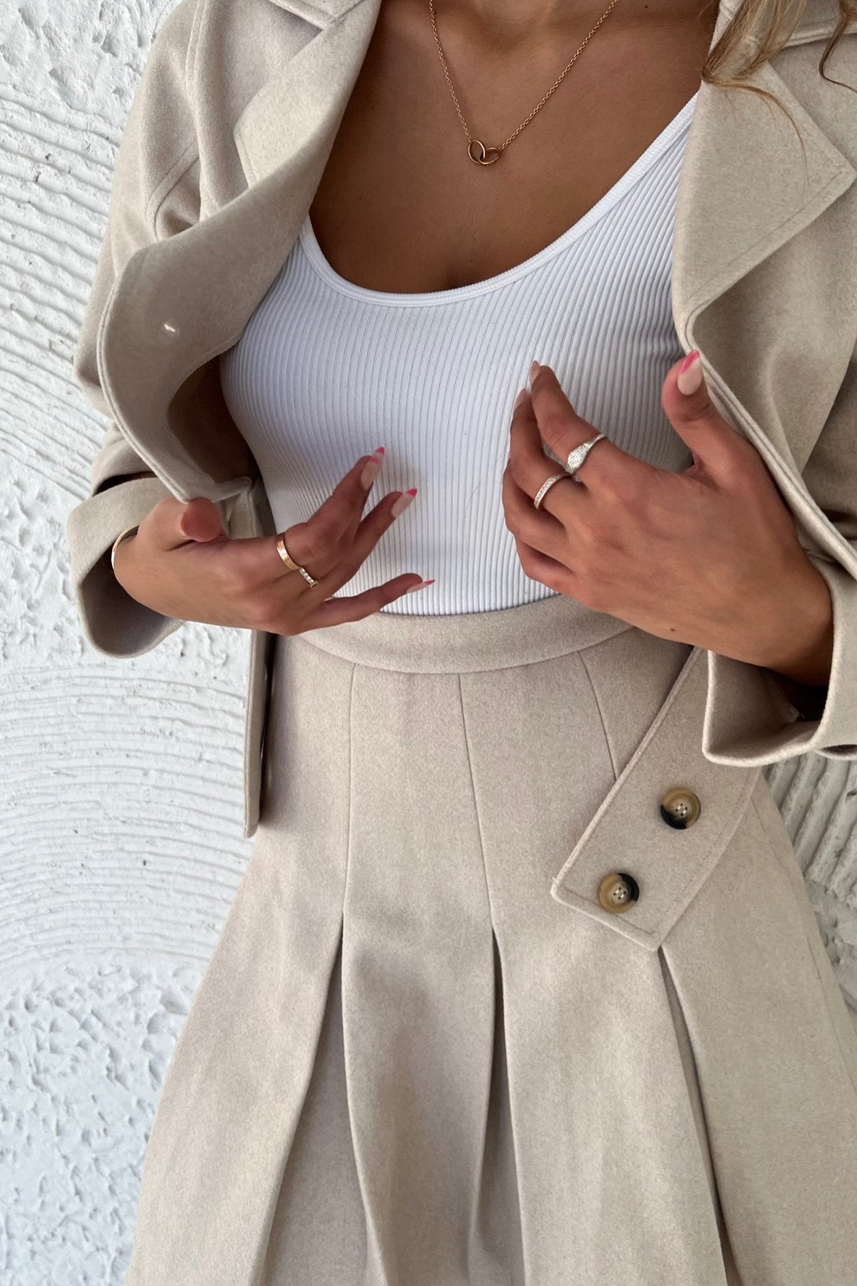 Wool Cropped set