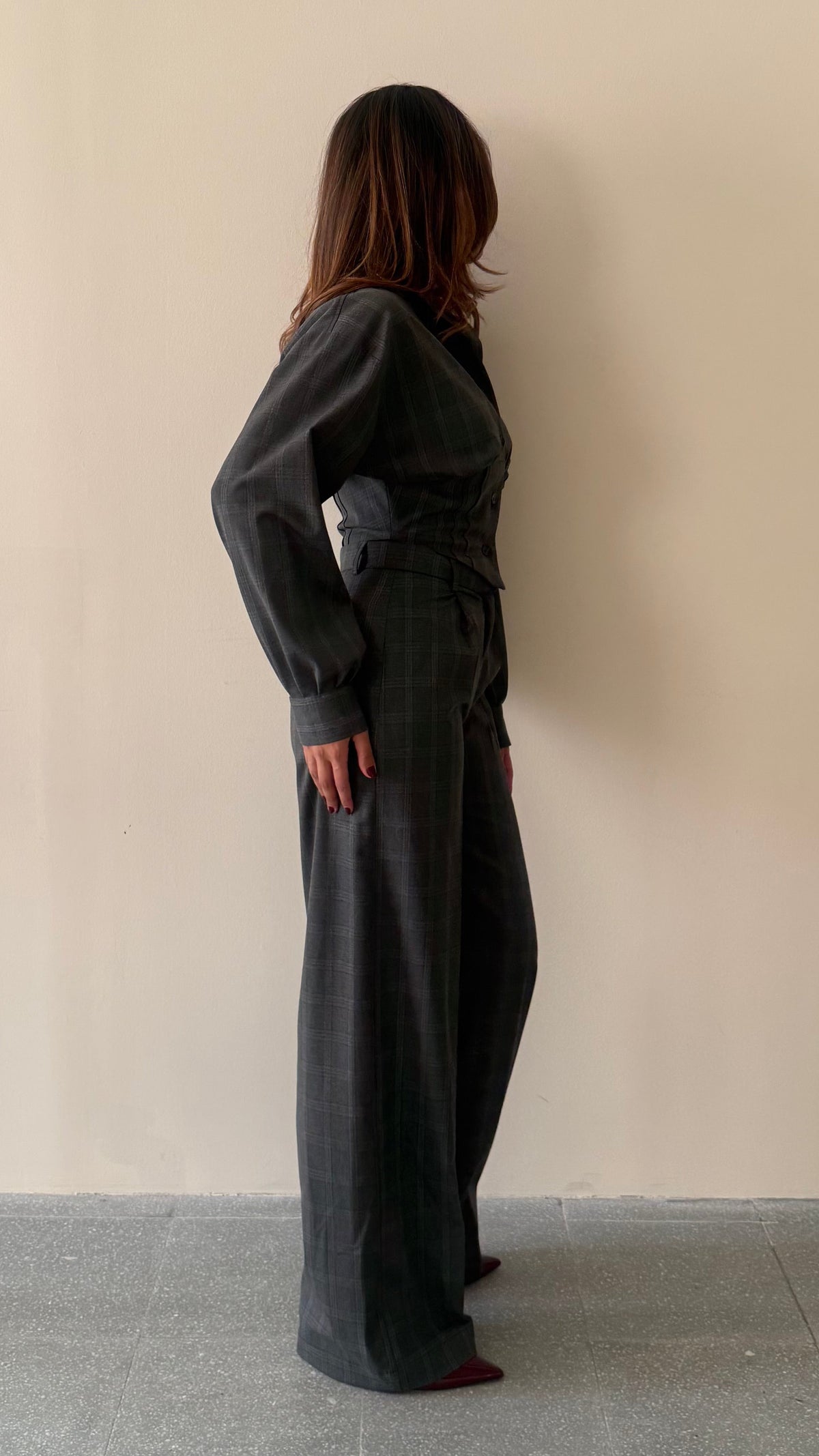 Grey pants set